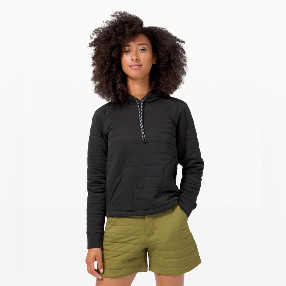 Lululemon Dynaamic Movement Hoodie, insulated, in Black, women’s size 4